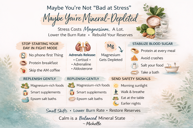 Maybe you’re not “Bad at Stress.” Maybe you’re Mineral-Depleted?